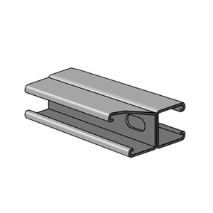 P1001T - 1-5/8" x 3-1/4", 12 Ga, Back to Back, Slotted image P1001T - 1-5/8" x 3-1/4", 12 Ga, Back to Back, Slotted image