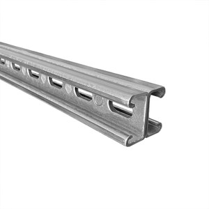 P3301T - 1-5/8" x 1-3/4", 12 Ga, Back to Back, Slotted P3301T - 1-5/8" x 1-3/4", 12 Ga, Back to Back, Slotted