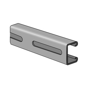 P4100SL - 1-5/8" x 13/16", 14 Ga, Long Slots image P4100SL - 1-5/8" x 13/16", 14 Ga, Long Slots image