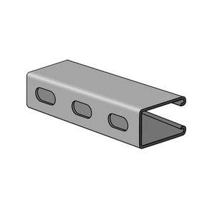 P5500T - 1-5/8" x 2-7/16", 12 Ga, Slotted image P5500T - 1-5/8" x 2-7/16", 12 Ga, Slotted image