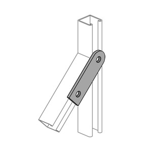 P7325 - Flat Plate Fitting (13/16" Series) image P7325 - Flat Plate Fitting (13/16" Series) image