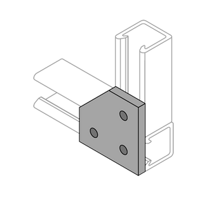 F2514 - 20P/V-2514 & 20P/V-2814 (grooved) - 3 Hole, Flat Plate Fiberglass Fitting image F2514 - 20P/V-2514 & 20P/V-2814 (grooved) - 3 Hole, Flat Plate Fiberglass Fitting image