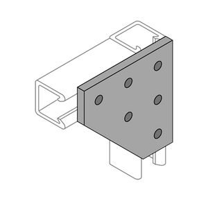 F2520 20P/V-2520 & 20P/V-2820 (grooved) - 6 Hole, Flat Plate Fiberglass Fitting image F2520 20P/V-2520 & 20P/V-2820 (grooved) - 6 Hole, Flat Plate Fiberglass Fitting image