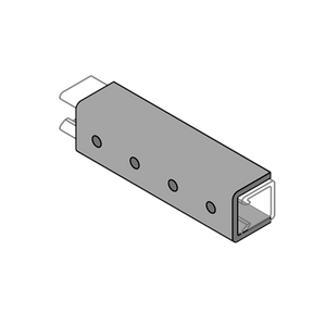 F2616 - 50PU-2616 - 4 Hole, U Shape Fiberglass Fitting image F2616 - 50PU-2616 - 4 Hole, U Shape Fiberglass Fitting image