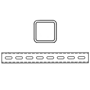 HSS Perforated Square Tube Steel