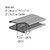 P5501WT - 1-5/8" x 4-7/8", 12 Ga, Back to Back, Slotted image dimensions P5501WT - 1-5/8" x 4-7/8", 12 Ga, Back to Back, Slotted image dimensions