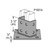P2073A SQ - Post Base image dimensions