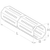 Octagonal Coupling PK F 80 HCP dimensions