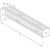 Cantilever Bracket AK F 160-100-E dimensions