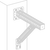 End Support STA F 100-80-E 45° installation