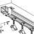 Beam Section Holder TPH F 100 installation dimensions to steel beam