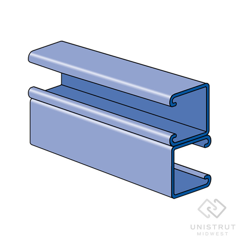 P1001B - 1-5/8" x 3-1/4", 12 Ga, Front to Back image