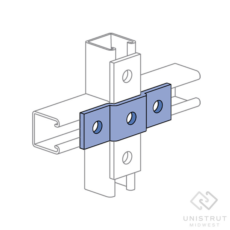 P1455 - 3 Hole, "U" Shape Fitting image