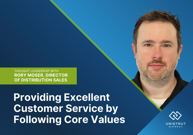 Providing Excellent Customer Service by Following Core Values