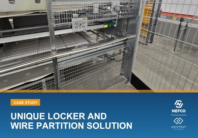 Case Study: Unique Locker and Wire Partition Solution