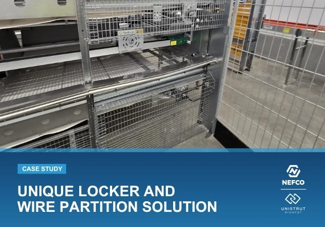 Case Study: Unique Locker and Wire Partition Solution