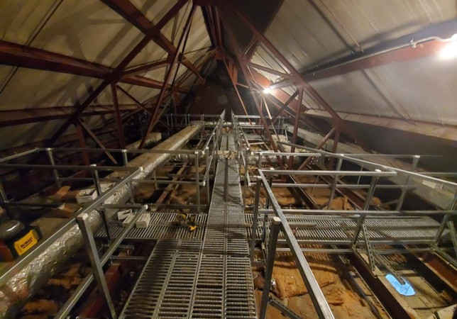 Replacing Wood Catwalks with Steel