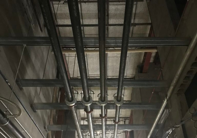 School Corridor Unistrut Supports School Corridor Unistrut Supports