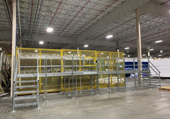 Unistrut Access Platform for Packaging