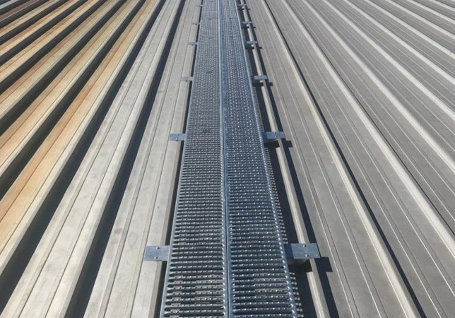 Unistrut Roofwalk for Plant Expansion Unistrut Roofwalk for Plant Expansion
