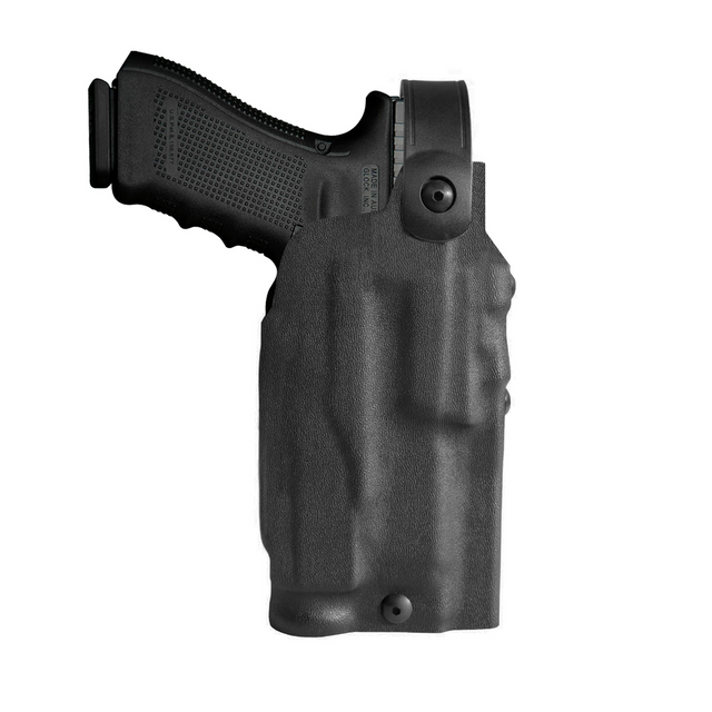 Model US-240 SRS/SRH Low-Ride Level 3 Duty Holster - Rail Mounted Light - Leather