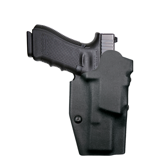 Model US-231 SRS Mid-Ride Level 2 Duty Holster - RDS - SDR™ Plain High Gloss Black