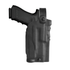 Model US-280 SRS/SRH Low-Ride Level 3 Duty Holster - Rail Mounted Light & RDS - SDR™ Plain High Gloss Black