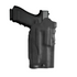 Model US-281 SRS Drop Leg Platform/Quick Release Level 2 Tactical Holster - Rail Mounted Light & RDS - Leather