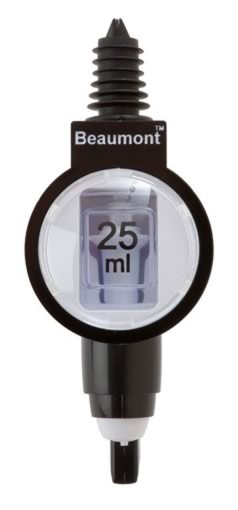 Beaumont Peal Optic Spirit Measure 25ml JL Brooks