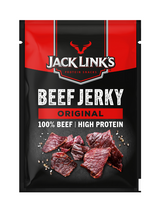 Lean, smoky beef strips with sweet & savoury seasoning — high‑protein snack classic
