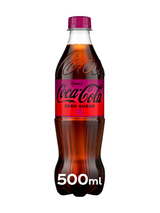 Cherry Coke Bottles Zero Sugar GB - 12 x 500ml