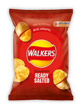 Lightly salted British potato crisps — simple, classic flavour with clean crunch.