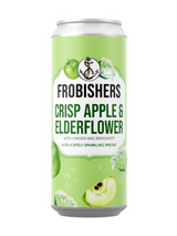 Frobishers Crisp Apple & Elderflower Pressé 12 x 250 ml — lightly sparkling drink made with real fruit juice. Crisp, floral, and naturally refreshing.