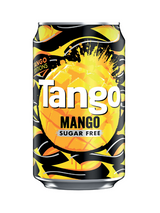 Tango Mango Sugar Free 24 × 330 ml — bold tropical mango flavour with zero sugar. Refreshing, low-calorie, and full of Tango attitude.