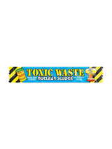 Toxic Waste Nuclear Sludge Blue Raspberry Chew Bar 50 x 20 g — extreme sour chewy bars with tangy blue raspberry flavour. Bulk case, ideal for resale or novelty sweet ranges.