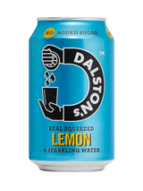 Dalston’s Real Squeezed Lemon 24 x 330 ml — zesty lemon blended with sparkling water. Vegan-friendly, no artificial sweeteners, craft-style soft drink.