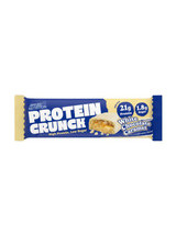 Applied Nutrition Protein Crunch White Chocolate Caramel Bars 12 x 62 g — 20 g protein, low sugar, vegetarian, Halal-certified. Bulk case, perfect for gyms or retail.