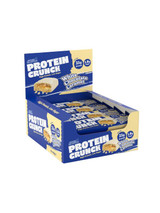 Applied Nutrition Protein Crunch White Chocolate Caramel Bars 12 x 62 g — 20 g protein, low sugar, vegetarian, Halal-certified. Bulk case, perfect for gyms or retail.