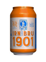 IRN-BRU 1901 – classic vintage recipe made with real sugar and no sweeteners. The original Scottish sparkling drink in recyclable 330 ml cans.