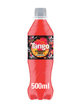 Tango Strawberry Smash Bottles 24 × 500 ml — bold strawberry flavour with real fruit juice. Refreshing, fizzy, and full of Tango taste.