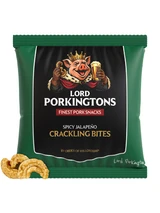 Lord Porkingtons Spicy Jalapeño Crackling Bites 40g front of pack image