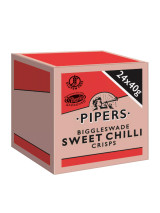 Pipers Crisps Biggleswade Sweet Chilli - 24 x 40g [DATED 1.01.26]
