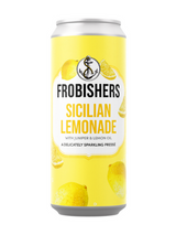 Frobishers Sicilian Lemonade Pressé 12 x 250 ml — sparkling lemonade made with real Sicilian lemons. Naturally refreshing and premium quality.