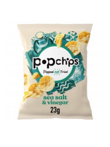 Popchips Sea Salt & Vinagar Flavour 24 x 23g