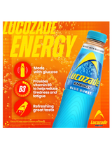 Lucozade Energy Blue Burst Bottles - 12 x 500ml CLEARANCE DATED MARCH 26