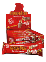 Grenade Peanut Nutter Protein Bar 12 x 60g front of pack image