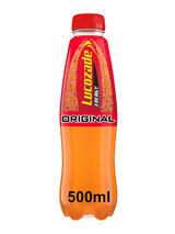 Lucozade Energy Original Bottles 24 × 500 ml — the iconic glucose energy drink with caffeine for instant lift. Classic taste, trusted energy, and a true British favourite.