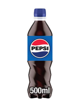 Pepsi Bottles 24 × 500 ml — classic full-flavour cola with a smooth, refreshing taste and perfect fizz.