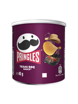 Pringles Texas BBQ Crisps 12 x 40g Tubs deliver the iconic stackable, crunchy texture with bold, smoky BBQ flavour. Perfect for lunchboxes, parties, offices, or sharing at home.