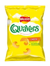 Light, curly cheese‑flavoured Quavers — airy crunch with bold cheesy taste.
